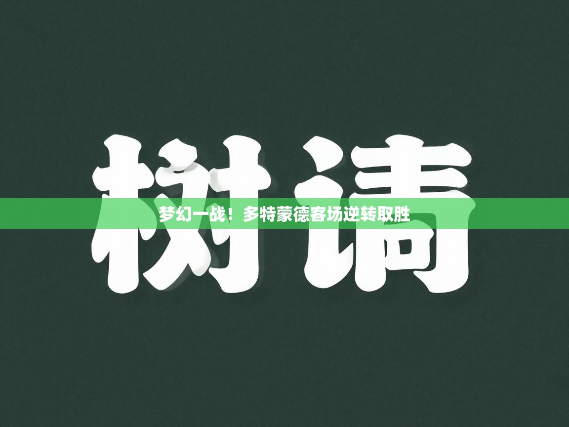 梦幻一战！多特蒙德客场逆转取胜  第2张